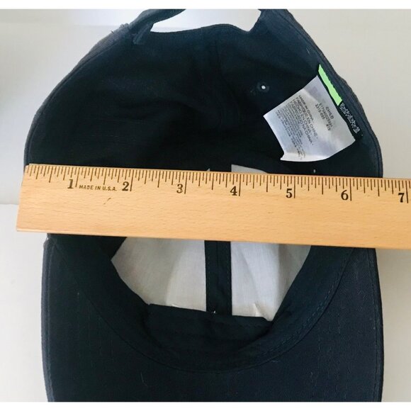 Child's Nike Just Do It Swoosh Logo Baseball Cap Kid's Hat Navy Blue 100% Cotton - Picture 6 of 7